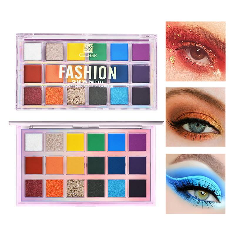 European And American Rock 18-Farben-Lidschatten-Palette 9497-03