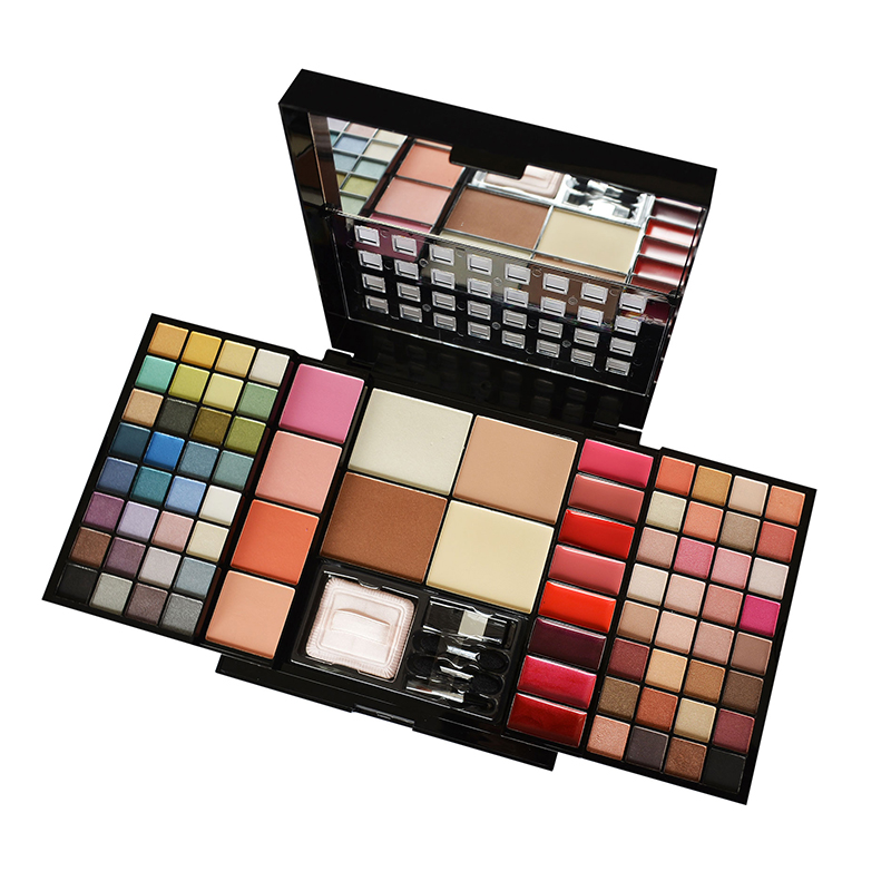 Lidschatten + Rouge + matte und hochglänzende Klavier-Make-up-Palette