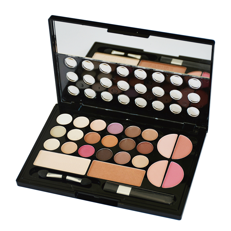 Set aus Lidschatten + Rouge + gepresstem Puder