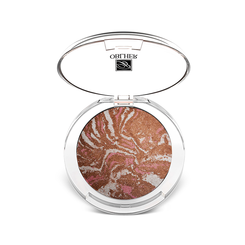 Natürliches Nude-Make-up für Herbst und Winter, einfarbig, Baked Blush -04