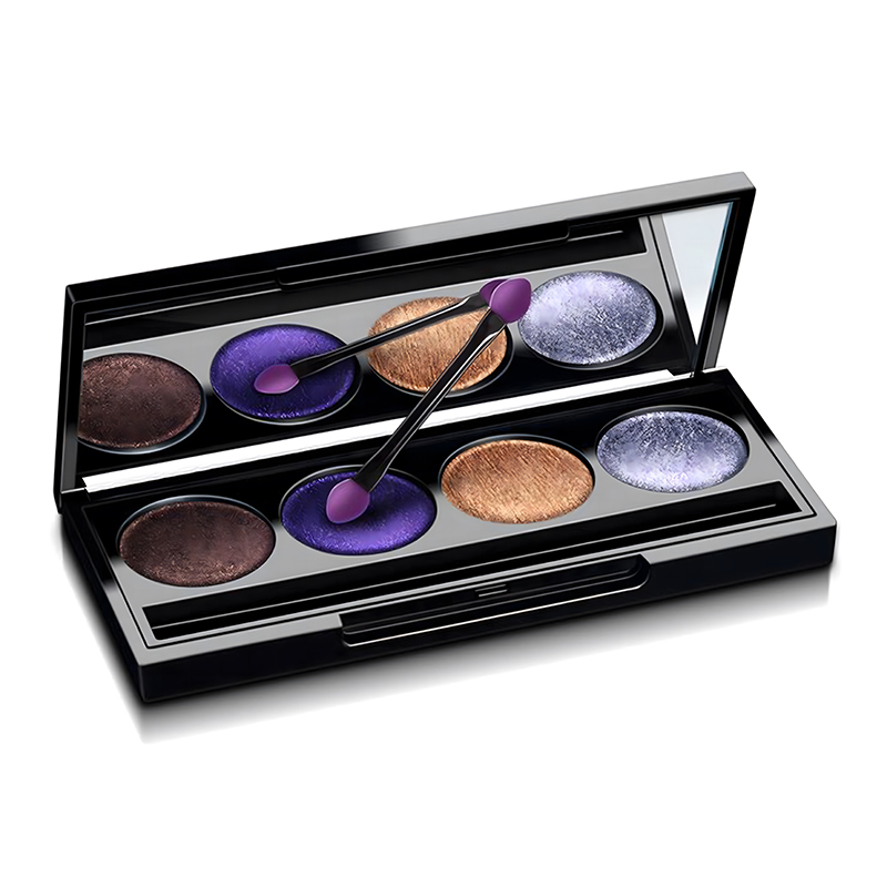 Rock Pearlescent Vierfarben-Lidschatten-Palette -01