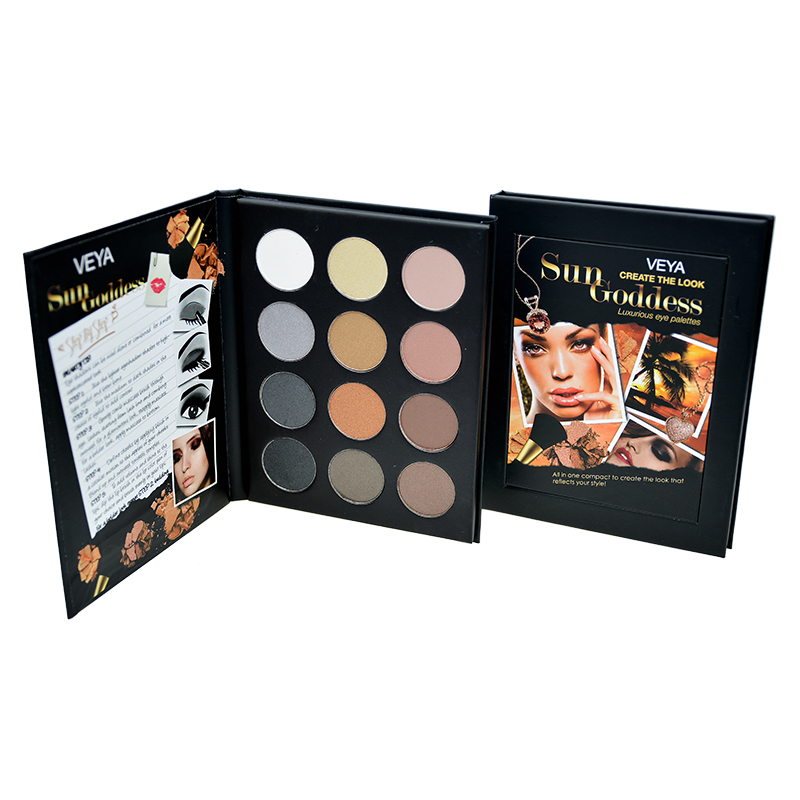 Gothic Smoky Style 12-Farben-Lidschatten-Palette-10