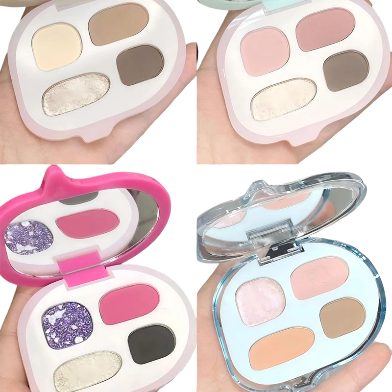 Vierfarbige Lidschattenpalette