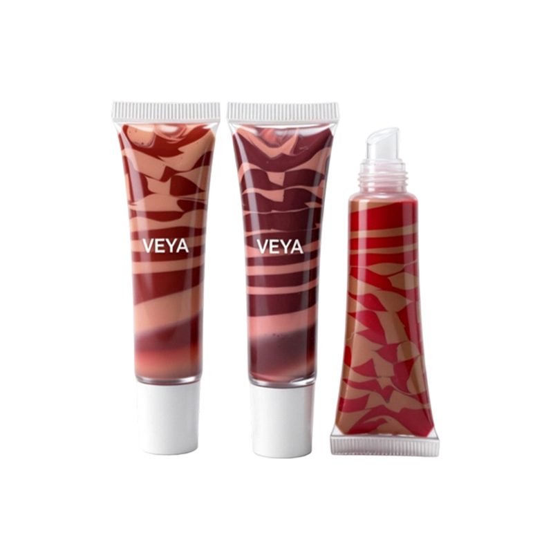 Zweifarbiger Swirl-Lippenschutz