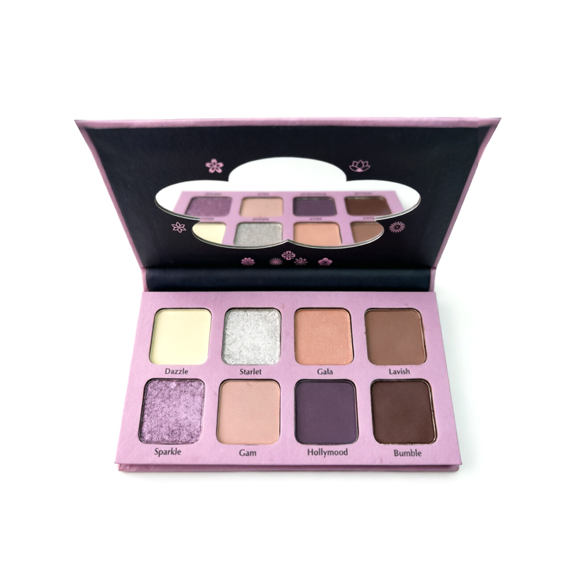 Lila Lidschattenpalette