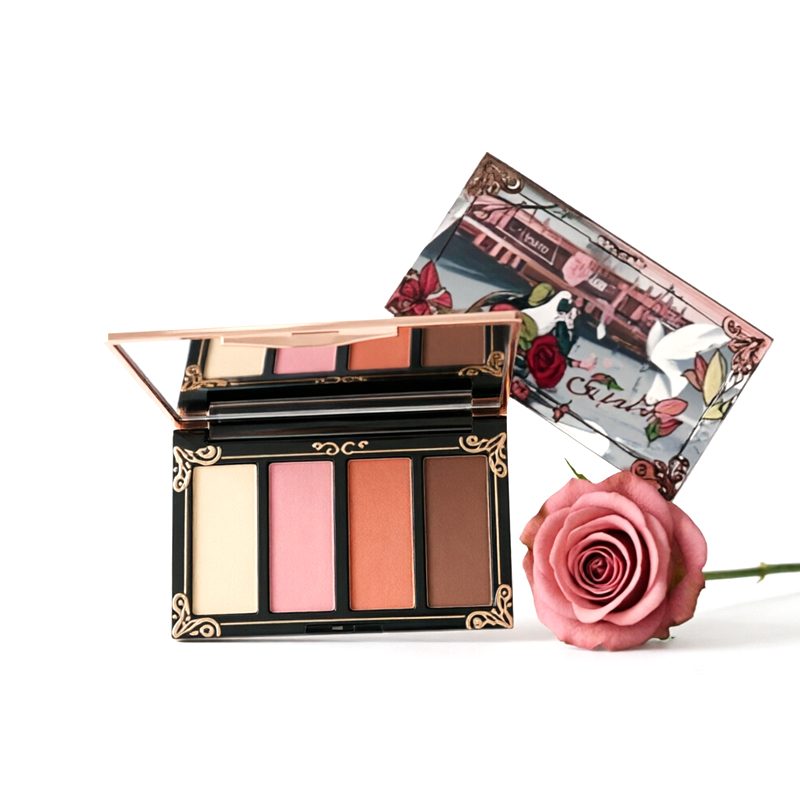 Multifunktionale Vierfarbenpalette