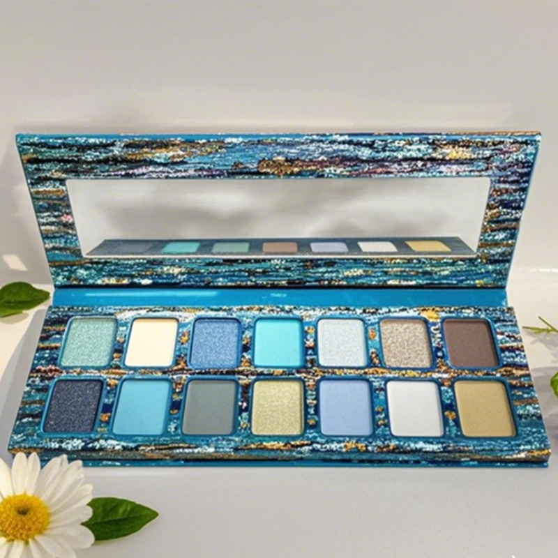 Lidschattenpalette mit 14 Farben