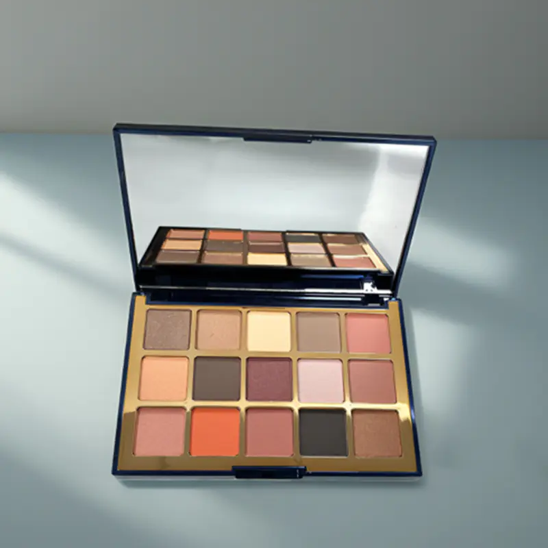 Lidschattenpalette mit 15 Farben