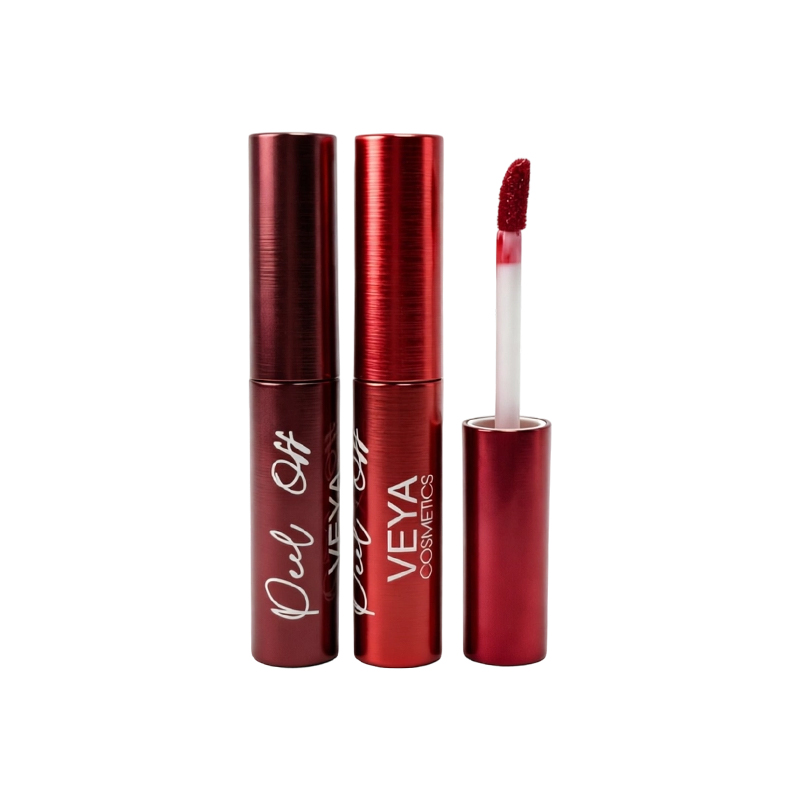 Langlebiger, abziehbarer Lipgloss