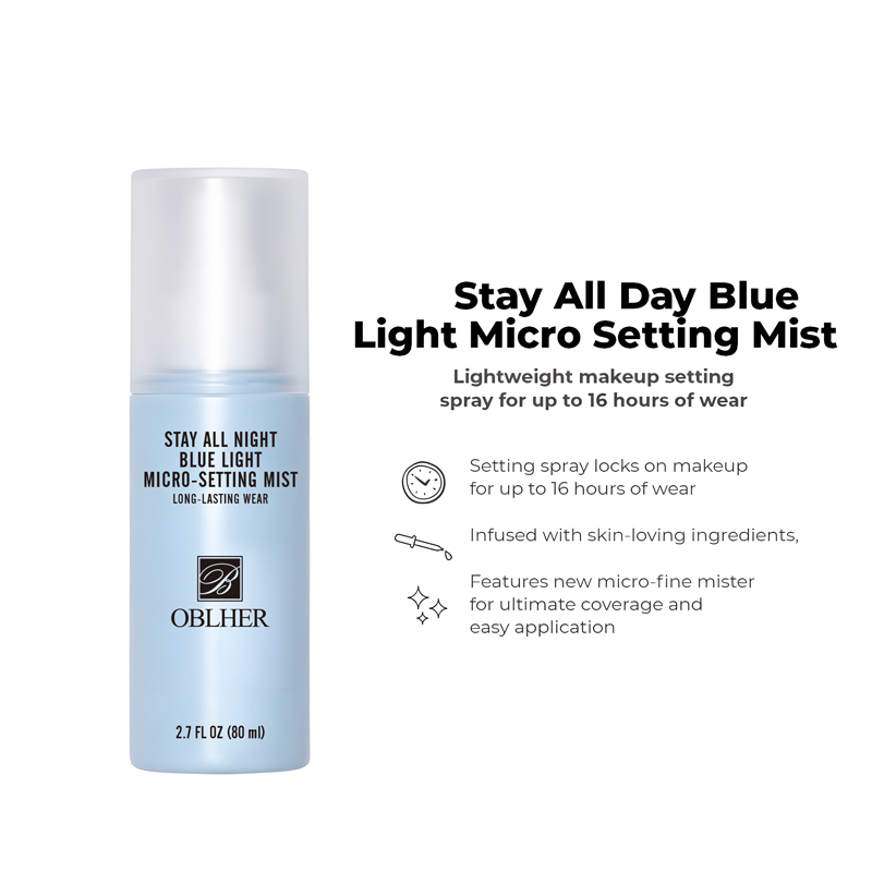 Blaulichtblockierendes Fixierspray