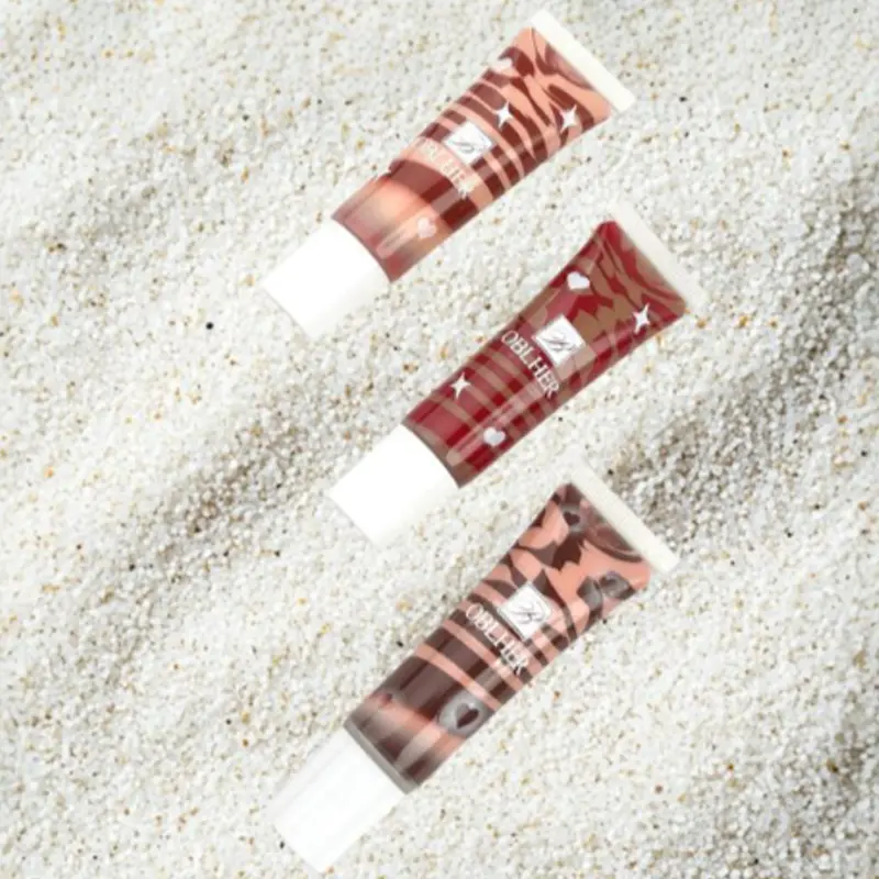 Zweifarbiger Swirl-Lippenschutz